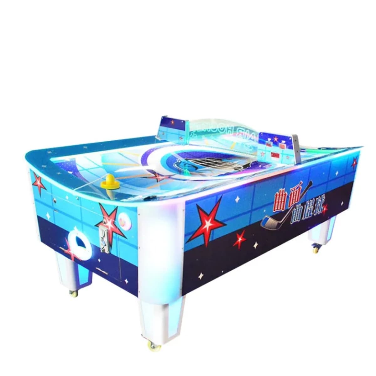 Table d'Air Hockey Incurvée LED