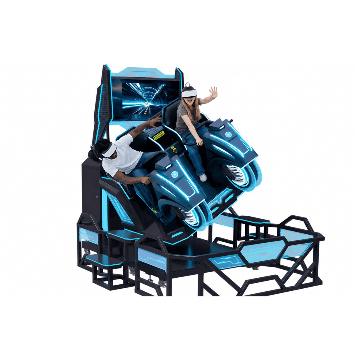 VR Storm Rider — Motos VR Synchronisées 2 Joueurs