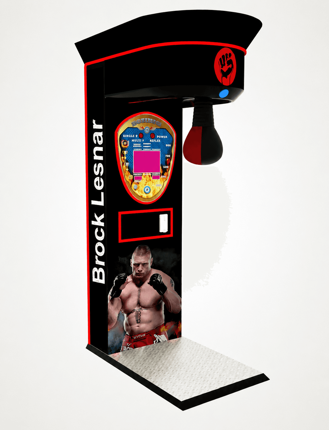 Borne de boxe personnalisée Brock Lesnar