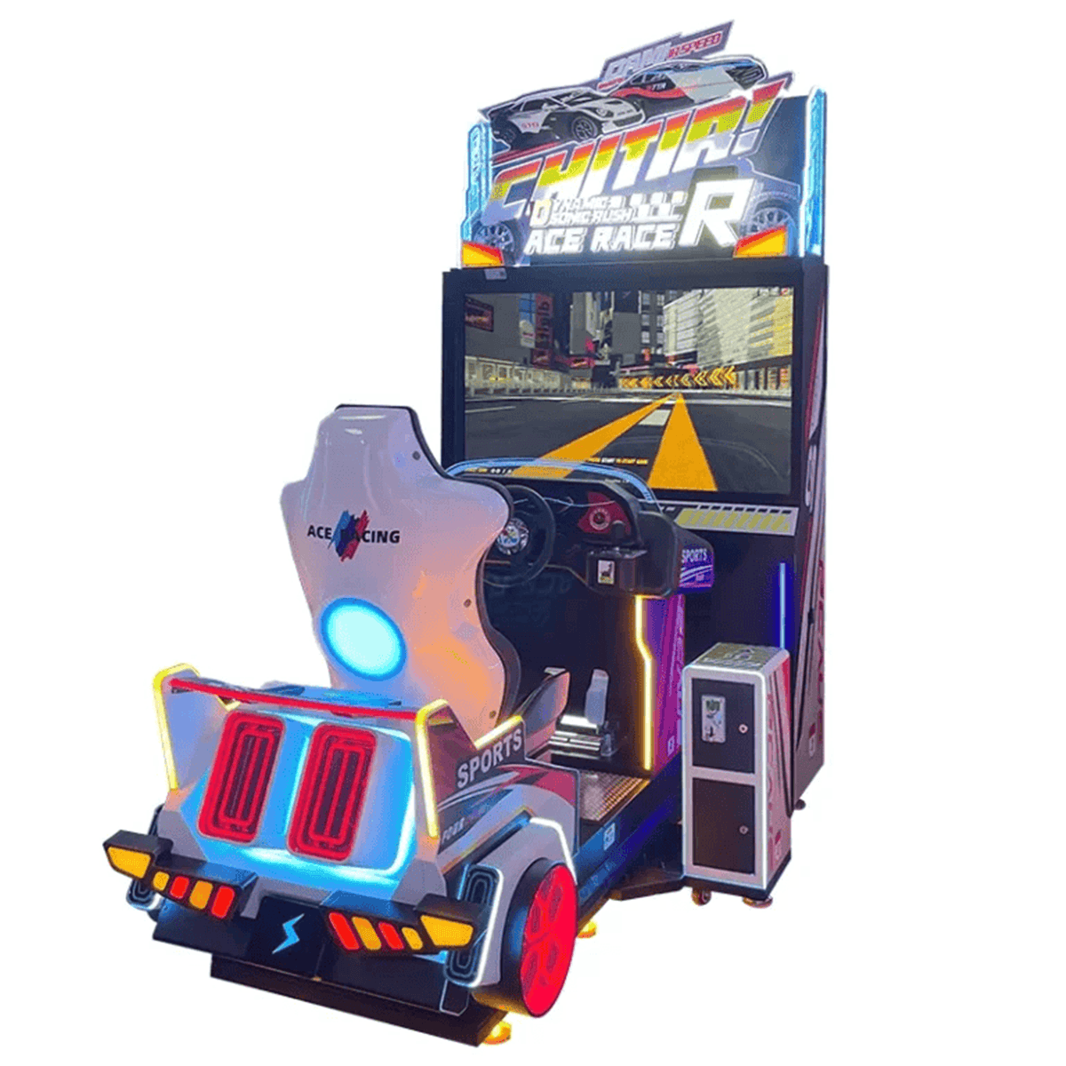 ACE Racing — Simulateur de Course Arcade 55"