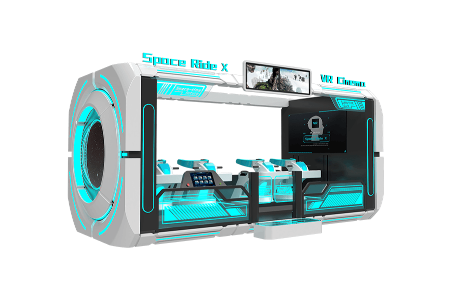 VR Space Ride X — Cinéma Volant 4 Joueurs